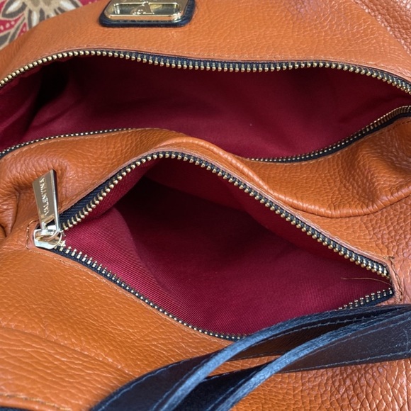 Valentina Tradizione Italiana Convertible Orange Bag/Backpack - Picture 11 of 12